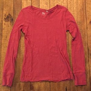 Red SO Long Sleeved Shirt